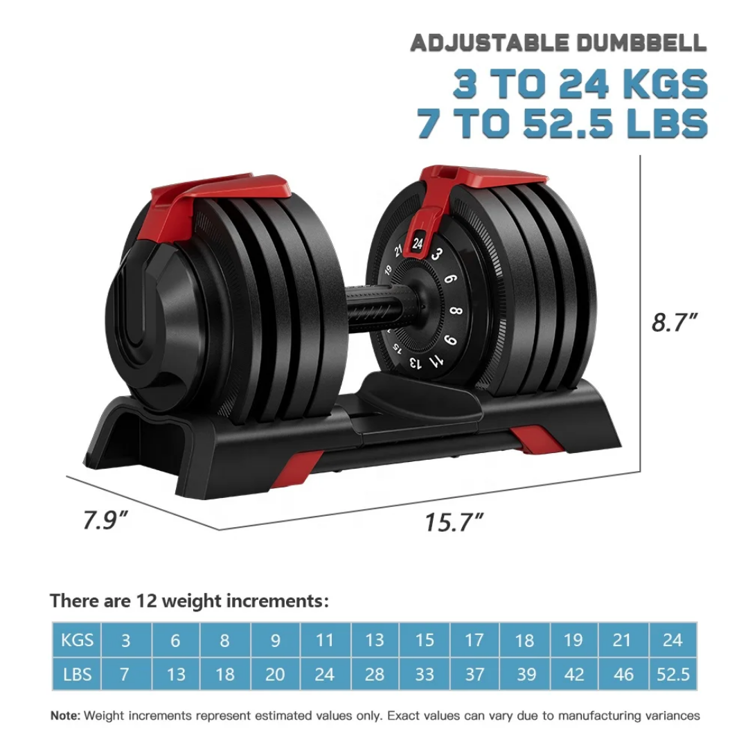 Verstellbare Kurzhanteln 3-24 kg / Adjustable Dumbbell
