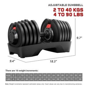 Verstellbare Kurzhanteln 2-40 kg / Adjustable Dumbbell