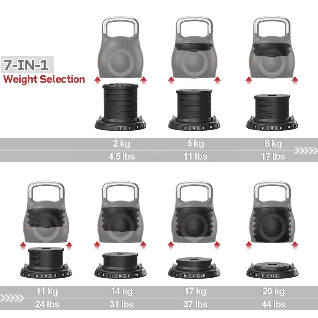 Verstellbare Kettlebelll 2-20 kg / Adjustable Dumbbell