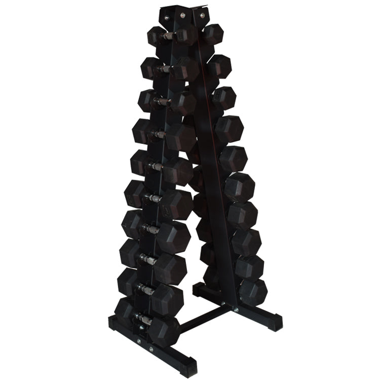 Hexagon Hanteln Set 1-10KG  (10x Paar) Mit Turm
